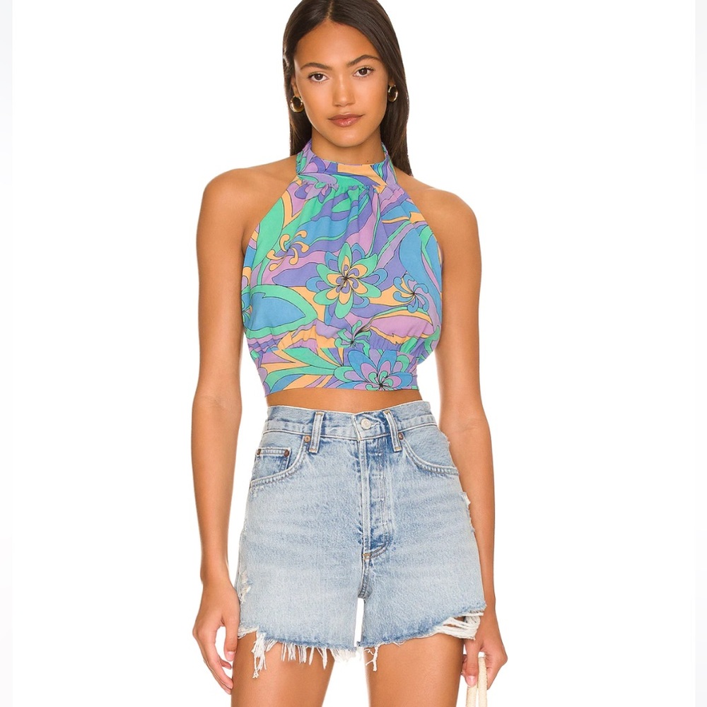 Indah Multicolor Halter Top
